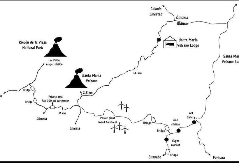 酒店 Santa Maria Volcano Lodge