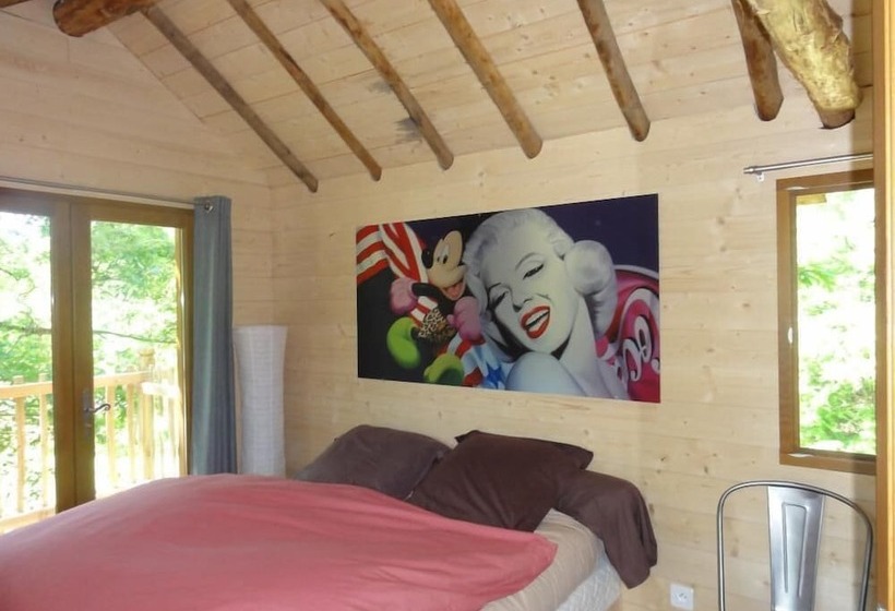 בית מלון כפרי Moulin De La Jarousse   Les Cabanes