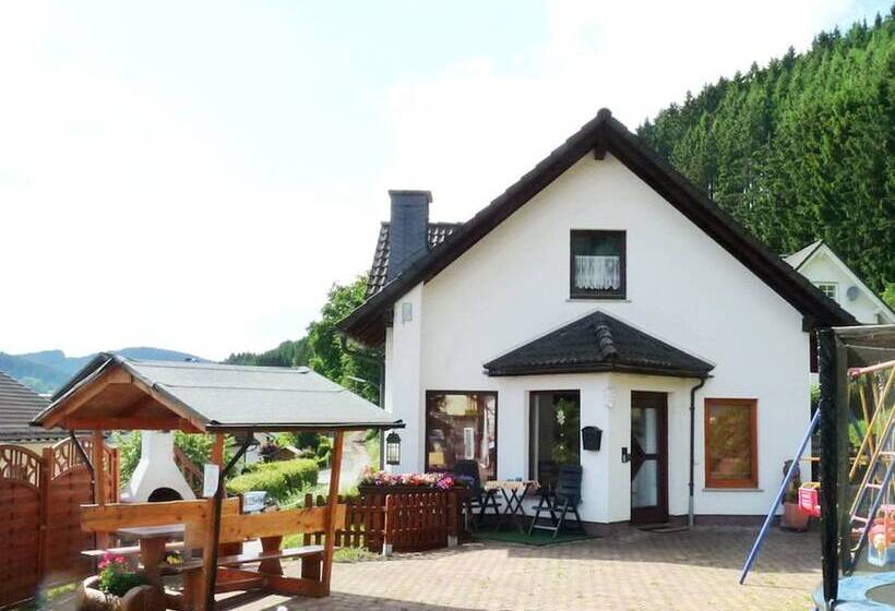 펜션 Ferienhaus & Nurdachhaus Rothaargebirge