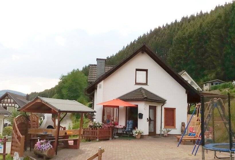 펜션 Ferienhaus & Nurdachhaus Rothaargebirge