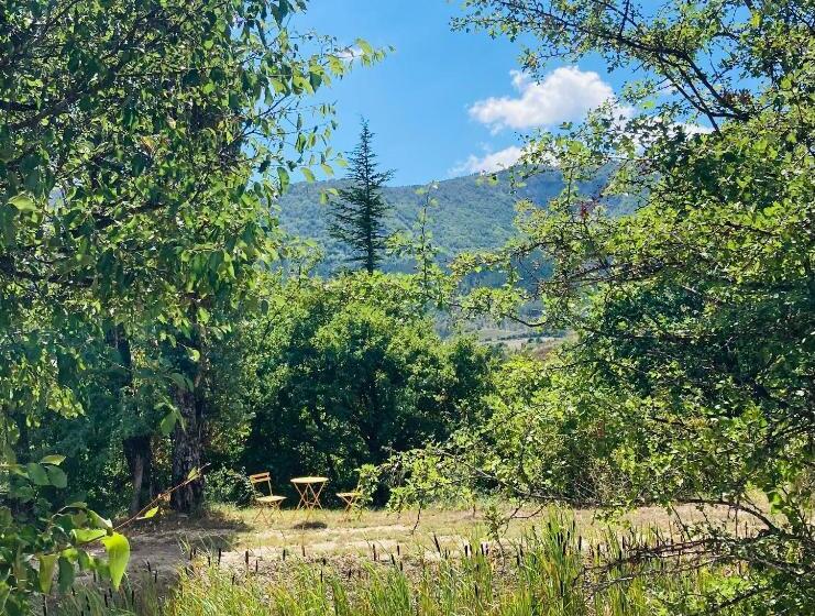צימר Le Moulin De La Viorne, Gîte Modulable Avec Piscine En Haute Provence