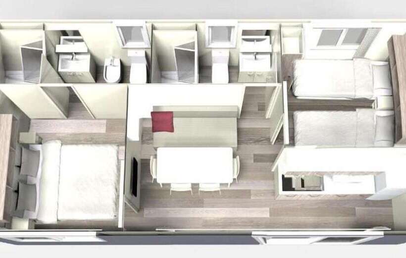 منتجع Maistra Camping Koversada Covered Mobile Homes