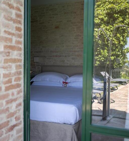 호텔 Palazzo Viviani Castello Di Montegridolfo