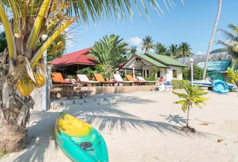 펜션 Room In Lodge  Where The Colour Of Midnight And Sunrise Combined At Koh Phangan