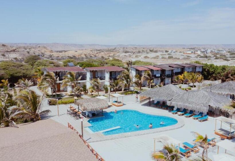 호텔 El Refugio De Vichayito