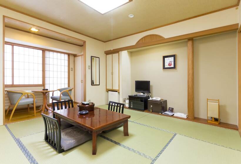 فندق Haboro Onsen Sunset Plaza