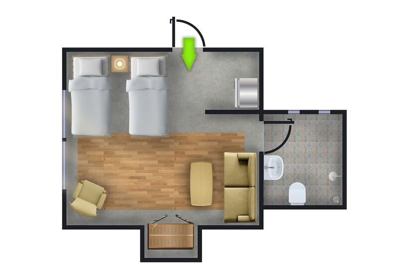 بنسيون Tonmai Suites