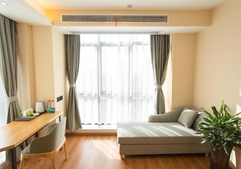 בית מלון כפרי Greettree Inn Jieshou Renmin Road Guozhen Plaza