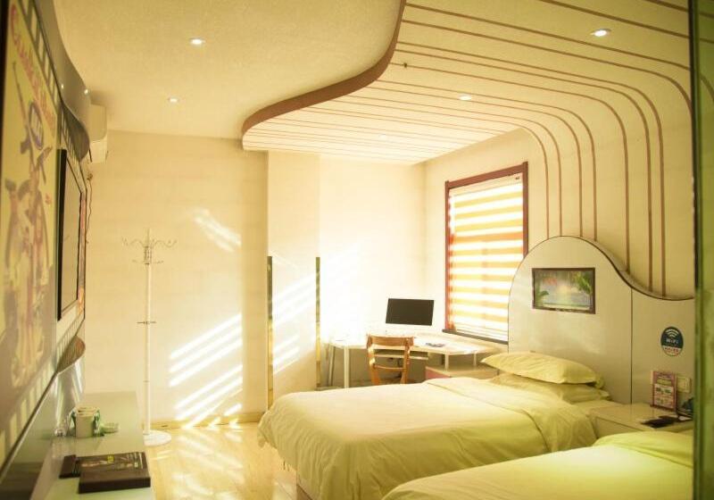 Отель Greentree Inn Shanxi Luliang Fengshan Road Central Park Express