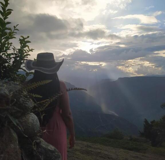 호텔 Cabañas Cañon Del Chicamocha