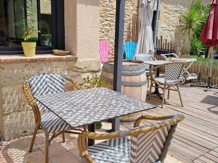 酒店 Logis Hôtel Restaurant Le Clos Des Capitelles