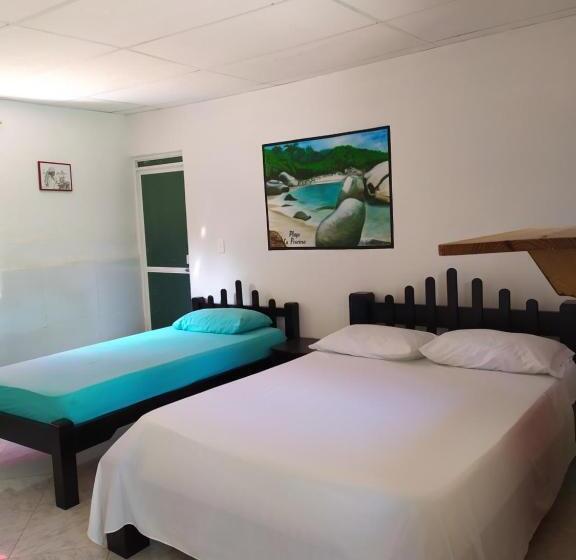 펜션 Hostal Recuerdos Del Tayrona