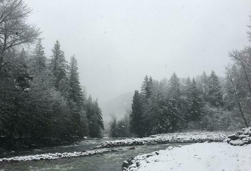 リゾートホテル Sunwolf Riverside Cabins