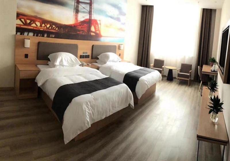 בית מלון כפרי Thank Inn Plus  Shandong Heze Development Zone Guangzhou Road