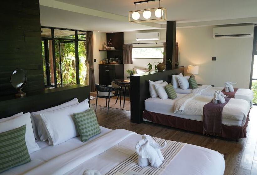 בית מלון כפרי Kachong Hills Tented Resort Trang