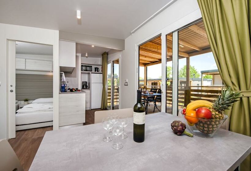 酒店 Mediteran Kamp Mobile Homes In Camping Lanterna