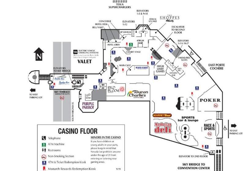 בית מלון כפרי Atlantis Casino Resort Spa