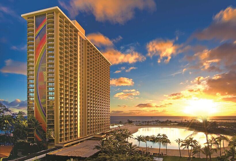 בית מלון כפרי Hilton Hawaiian Village Waikiki Beach Resort