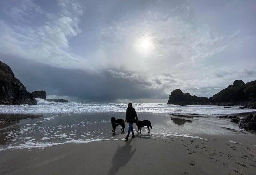 Kitty Unique 60s Caravan Set In Pretty Garden