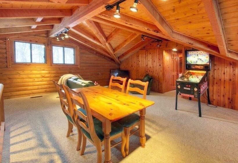 Log Cabin On The Stream