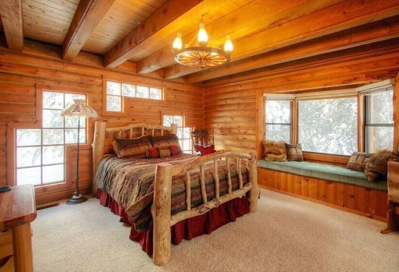 Log Cabin On The Stream