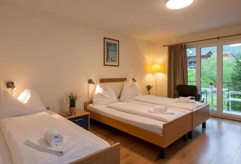 Мотель Grischalodge Das Hotel Mit Bergblick Seit 1929   Bitte Beachten Sie Beim Buchen Auf Die Zimmerkatego