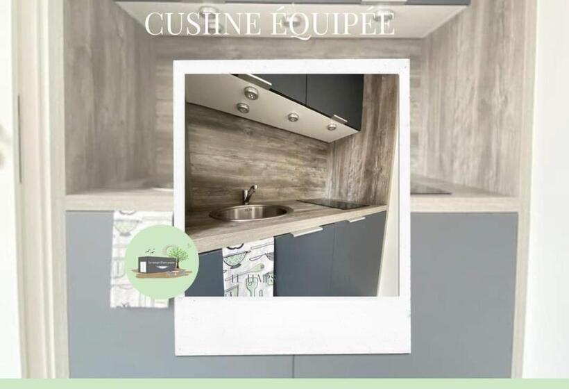 פנסיון Studio De Jardin Le Temps D Une Pause Jusqu à 4 Personnes En Face Du Beaujolais   Climatisation Et B