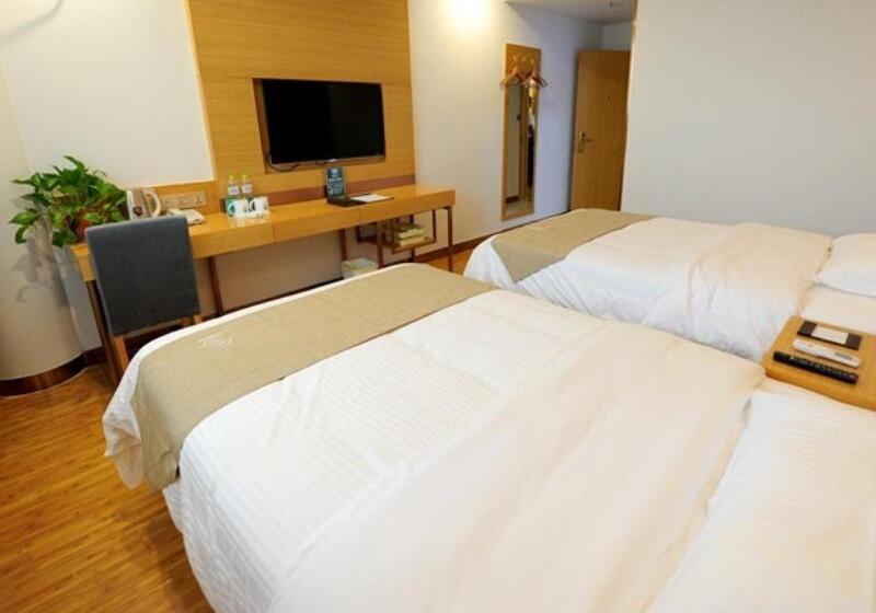 בית מלון כפרי Greentree Inn Dezhou Qingyun Government Express