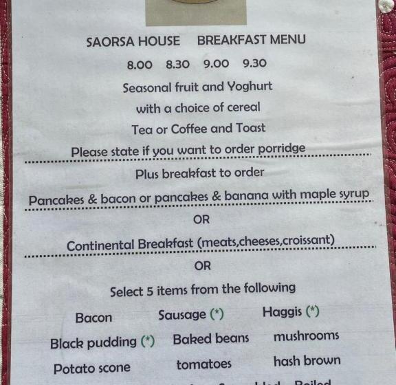 צימר Saorsa House Culross