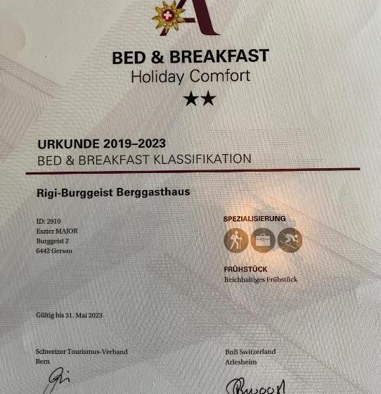 Общежитие Berggasthaus Rigi Burggeist