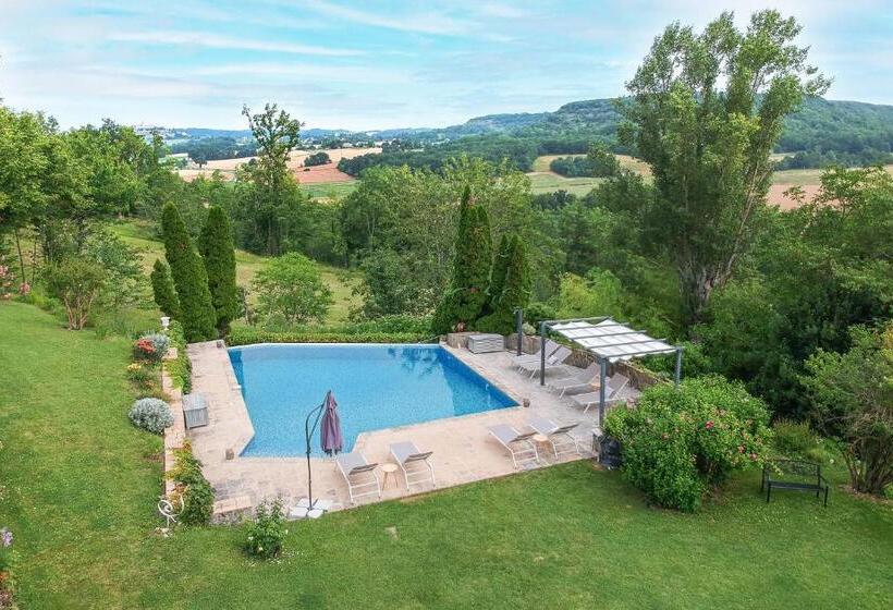 膳宿费 Manoir Le Moulinal47 Vue Panoramique