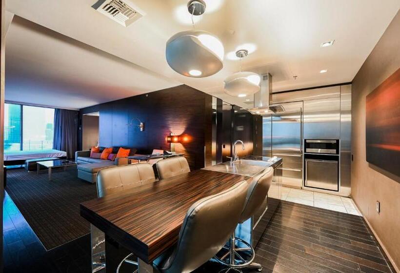 هتل Stripviewsuites Two Bedroom Conjoined Suite At Palms Place