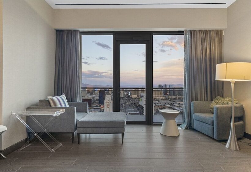 هتل Stripviewsuites Two Bedroom Conjoined Suite At Palms Place
