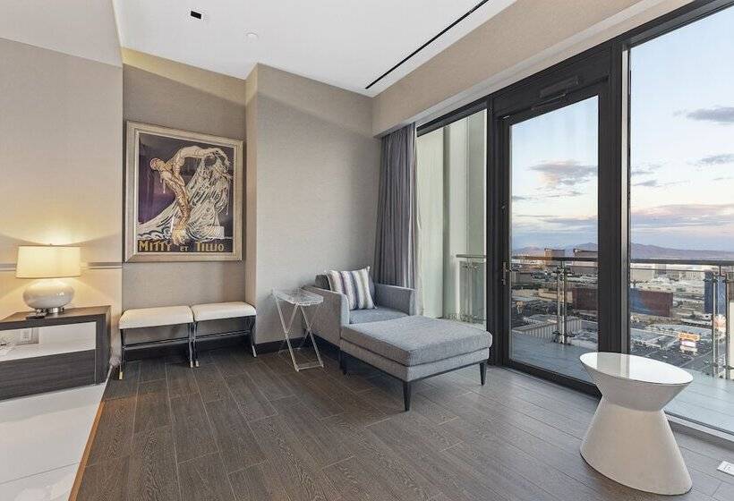 هتل Stripviewsuites Two Bedroom Conjoined Suite At Palms Place