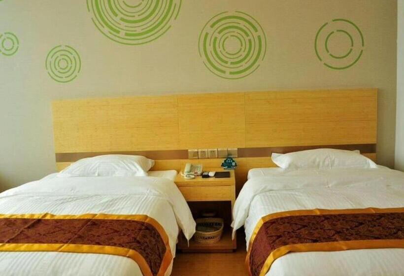 בית מלון כפרי Greentree Inn Liaocheng Donge Culture Street Express