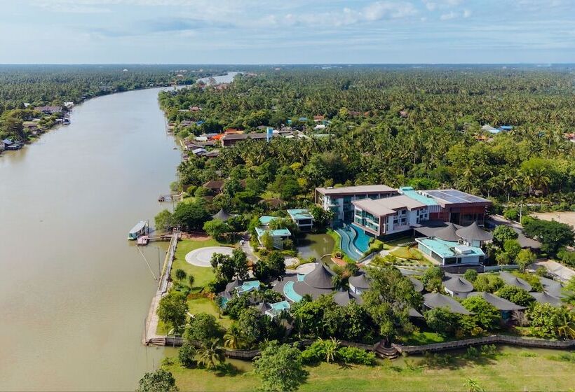 فندق Na Tree Tara Riverside Resort Amphawa Damnoensaduak