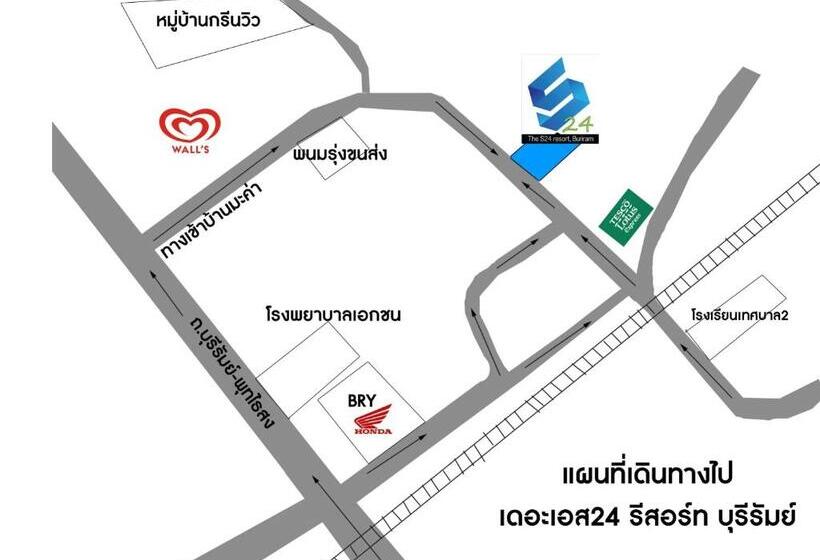 בית מלון כפרי The S24 Resort Buriram