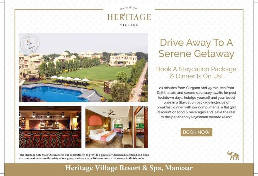 Hotel Heritage Village Resort & Spa Manesar-gurgaon