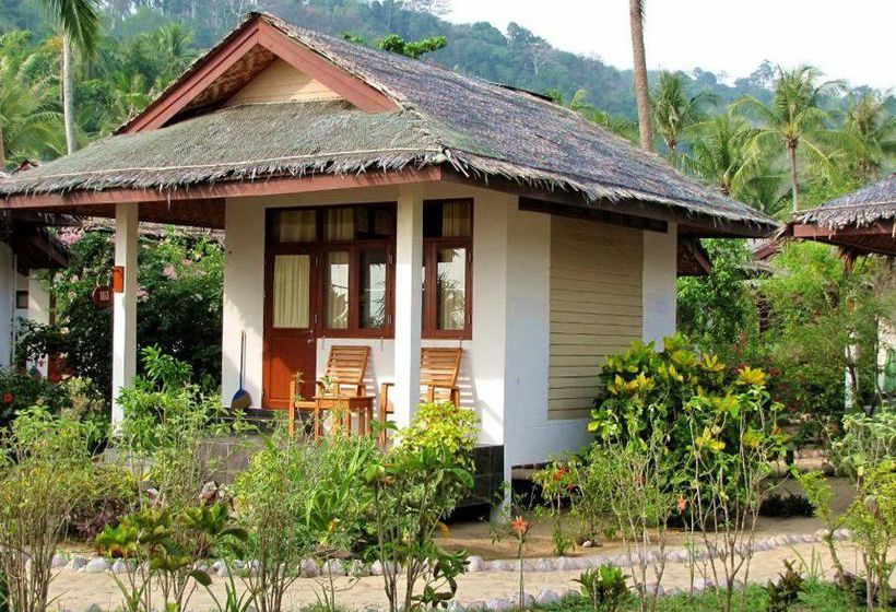 בית מלון כפרי Koh Mook Charlie Beach Resort