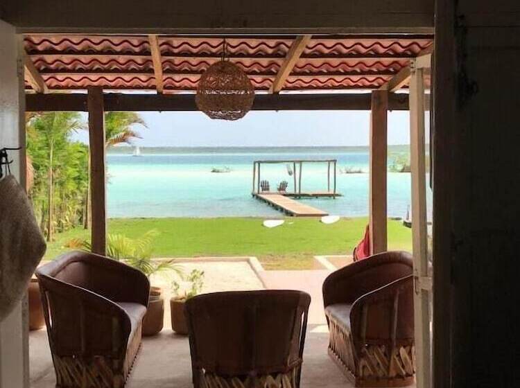 בית מלון כפרי Casabakal   A Pie De Laguna   Bacalar