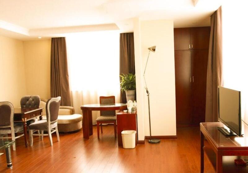 בית מלון כפרי Greentree Inn Jiangsu Huaian Xiangyu Avenue New Eco City Hexia Ancient Town Business