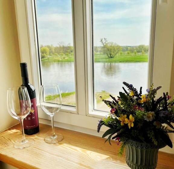 호텔 Elbterrasse Wörlitz