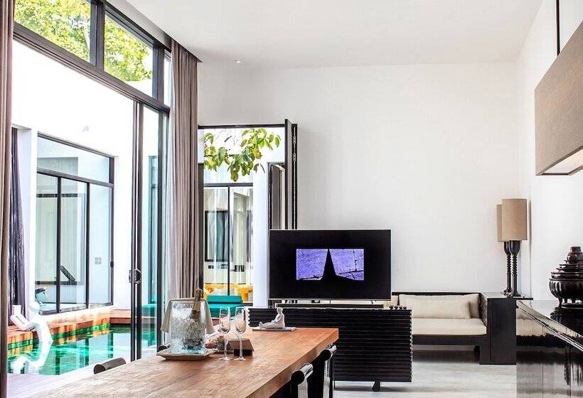 리조트 The Secret Pool Villas By The Library Koh Samui