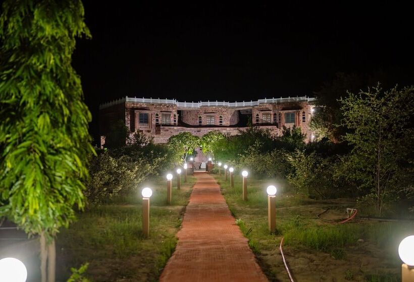 בית מלון כפרי The Desert Haveli Resort And Camp