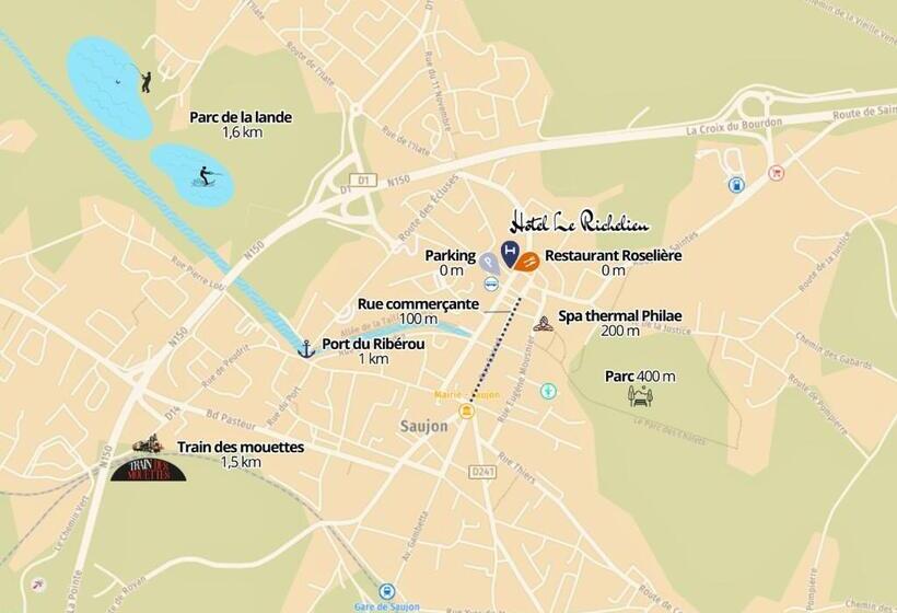 Отель Le Richelieu  Royan Atlantique