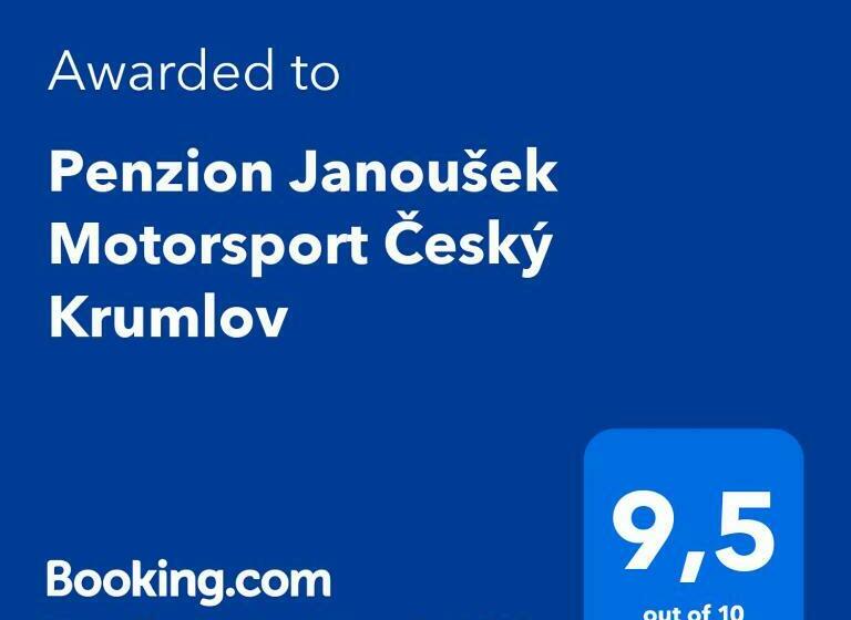 Пансион Penzion Janoušek Motorsport český Krumlov