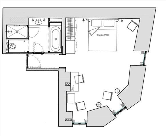 ホテル La Chambre Du Marais