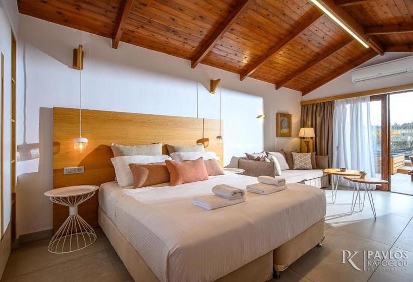 فندق Platanias Theros Suite By Creta Paradise