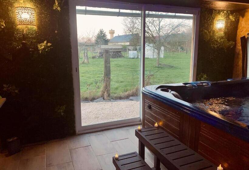 צימר Chambre Avec Spa Privé