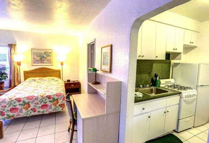 Richards Motel Courtyard